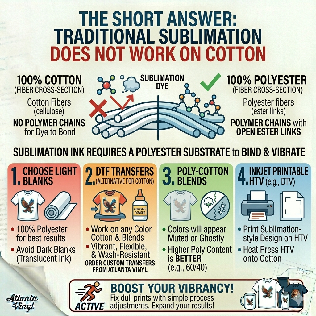 Can You Sublimate on Cotton? The Truth Explained