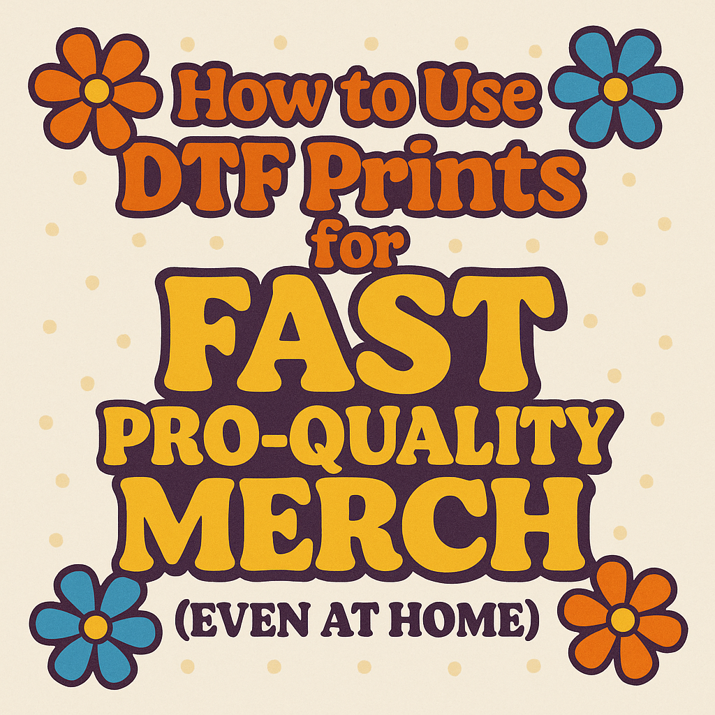 How to Use DTF Prints for Fast, Pro-Quality Merch (Even at Home)