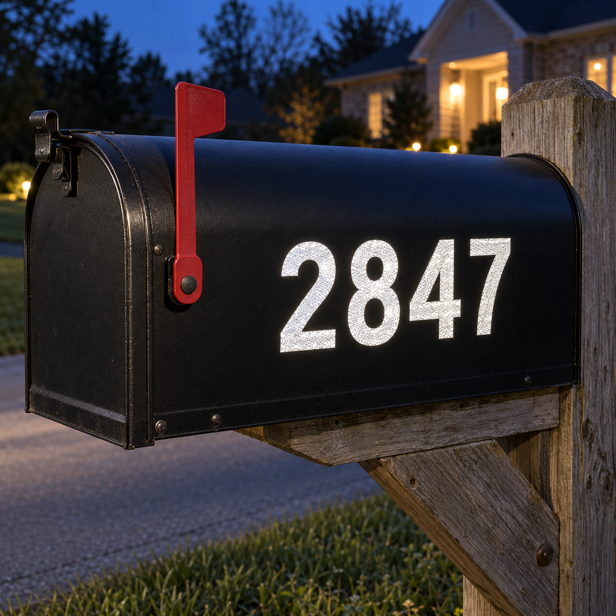 ORALITE 5300 Reflective Vinyl for Mailbox Numbers and Signs