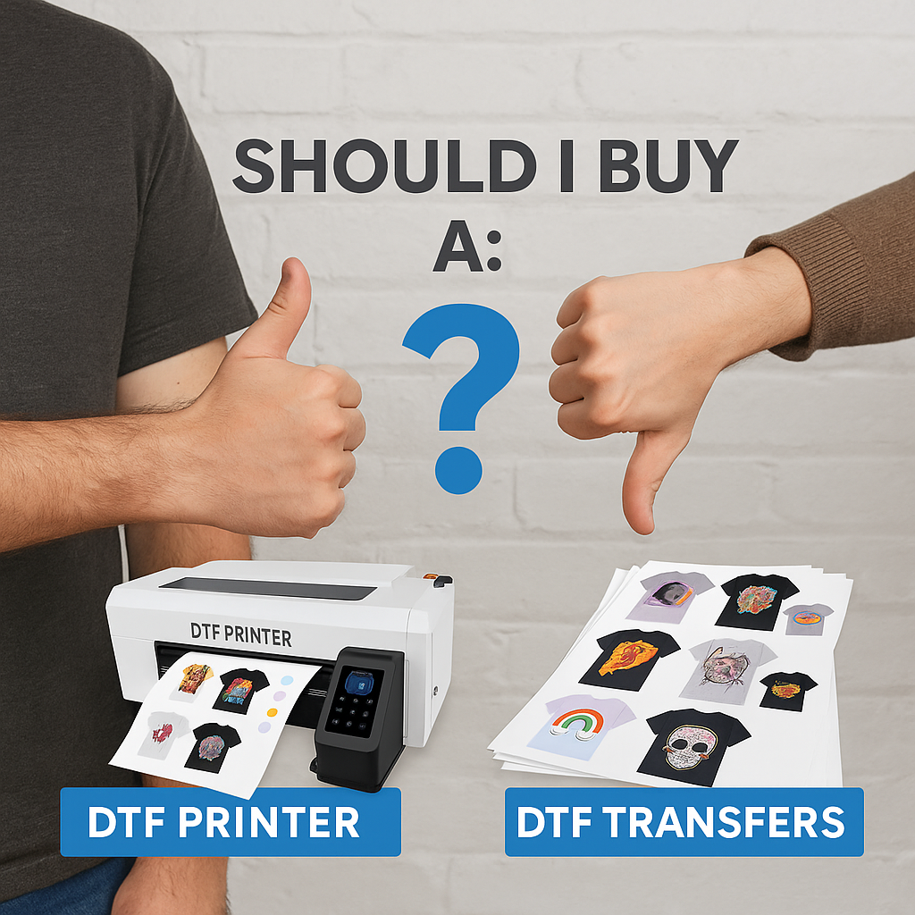 Should I Buy a DTF Printer or Just Buy Transfers?