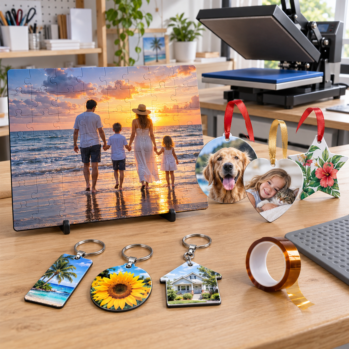 Sublimation on Puzzles, Ornaments, and Keychains: A Holiday Gift-Making Guide