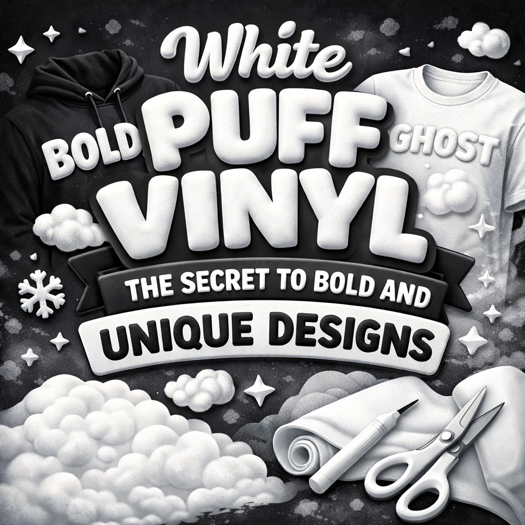White Puff Vinyl: The Secret to Bold and Unique Custom Designs