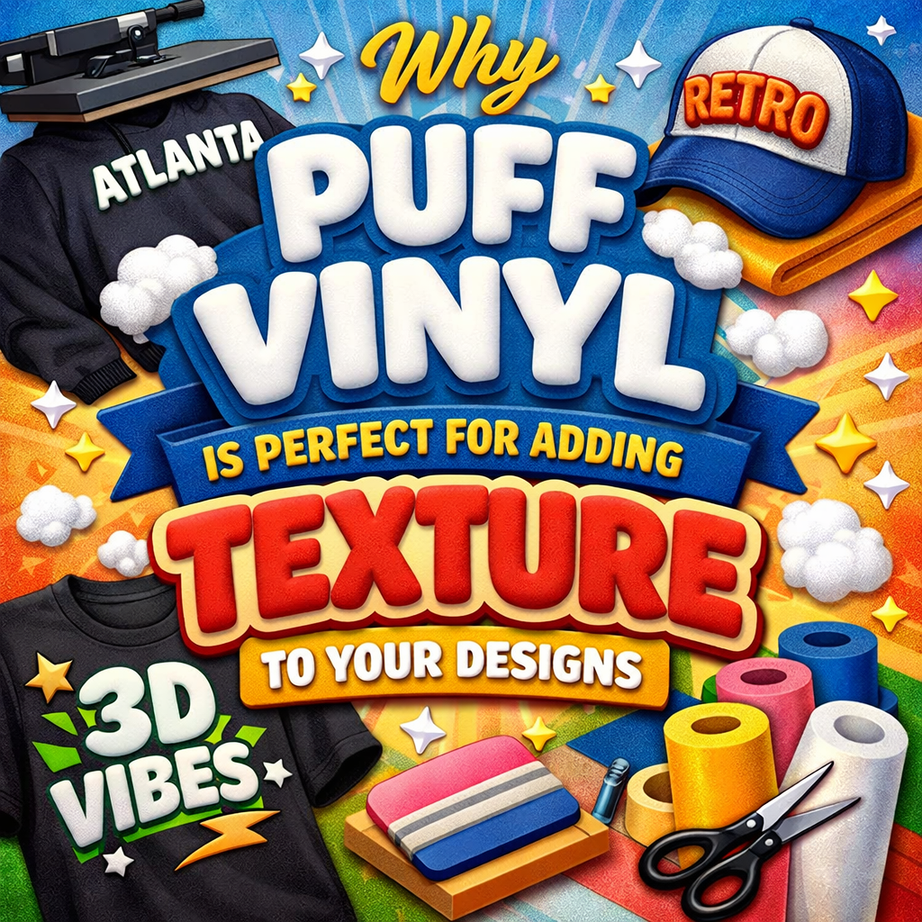 Why Puff Vinyl Is Perfect for Adding Texture to Your Designs
