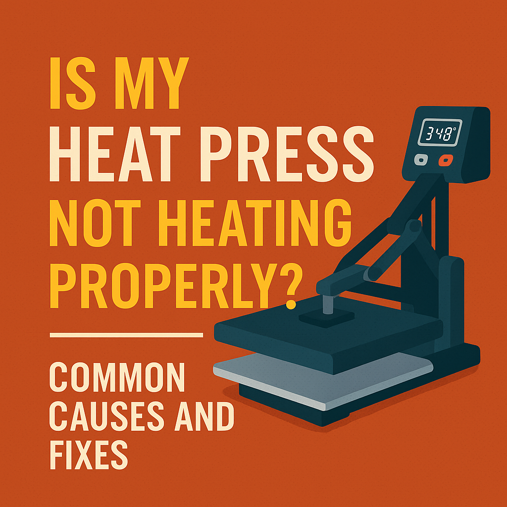 Is My Heat Press Not Heating Properly? Common Causes and Fixes