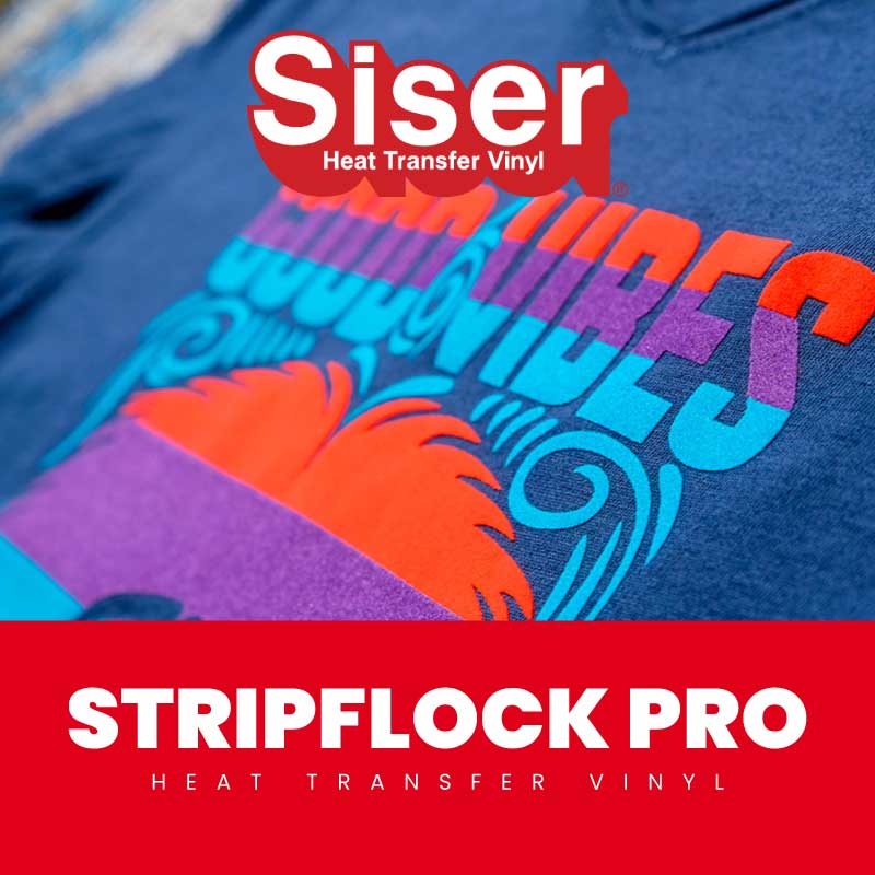 Siser StripFlock Pro Heat Transfer Vinyl (HTV)