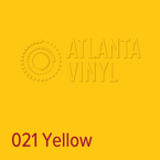 021 Yellow Oracal 651 Permanent Vinyl (24" Roll)
