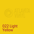 022 Light Yellow Oracal 651 Permanent Vinyl (24" Roll)