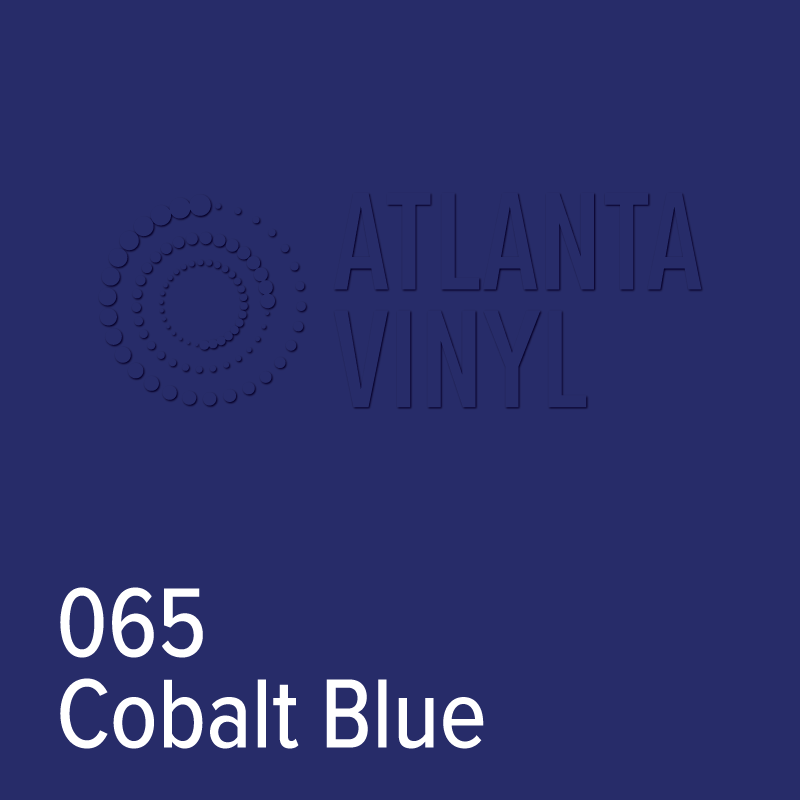 065 Cobalt Blue Oracal 651 Adhesive Vinyl 24" Wholesale Bulk Roll