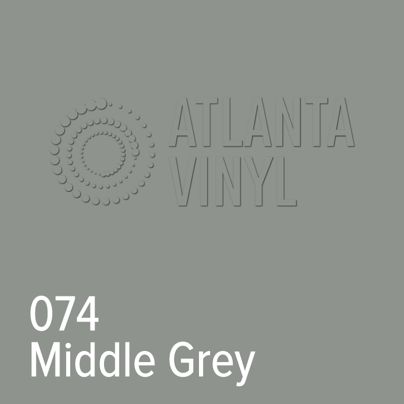 074 Middle Grey Oracal 651 Permanent Vinyl (24" Roll)