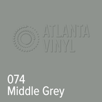 074 Middle Grey Oracal 651 Permanent Vinyl (24" Roll)