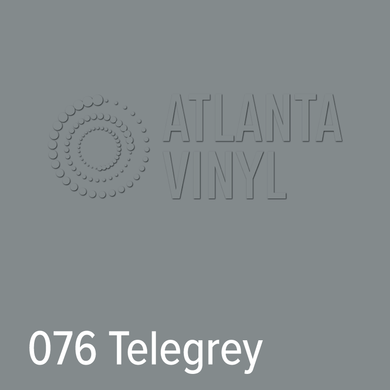 076 Telegrey Oracal 651 Permanent Vinyl (24