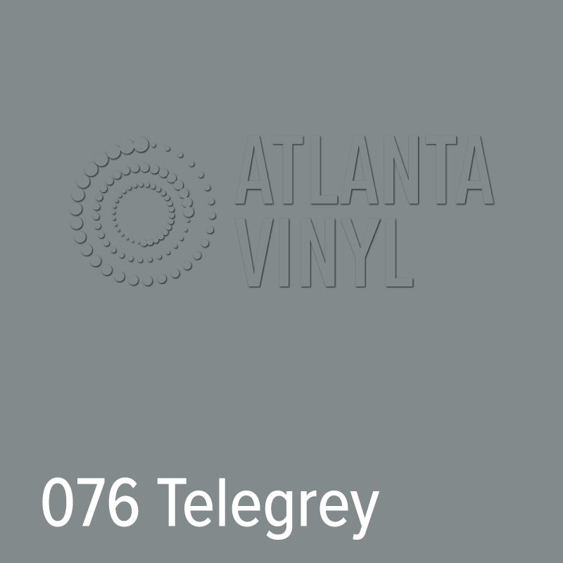 076 Telegrey Oracal 651 Adhesive Vinyl 24" Wholesale Bulk Roll