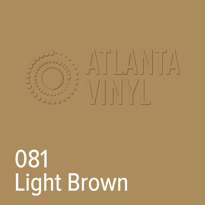 081 Light Brown Oracal 651 Permanent Vinyl (24