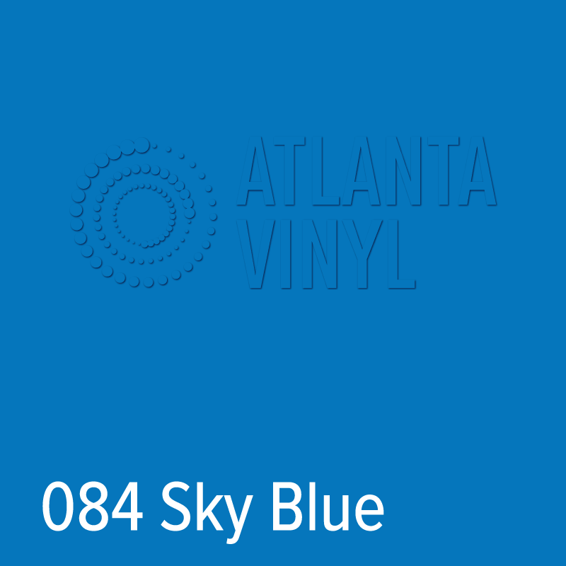 084 Sky Blue  Oracal 651 Adhesive Vinyl 24" Wholesale Bulk Roll