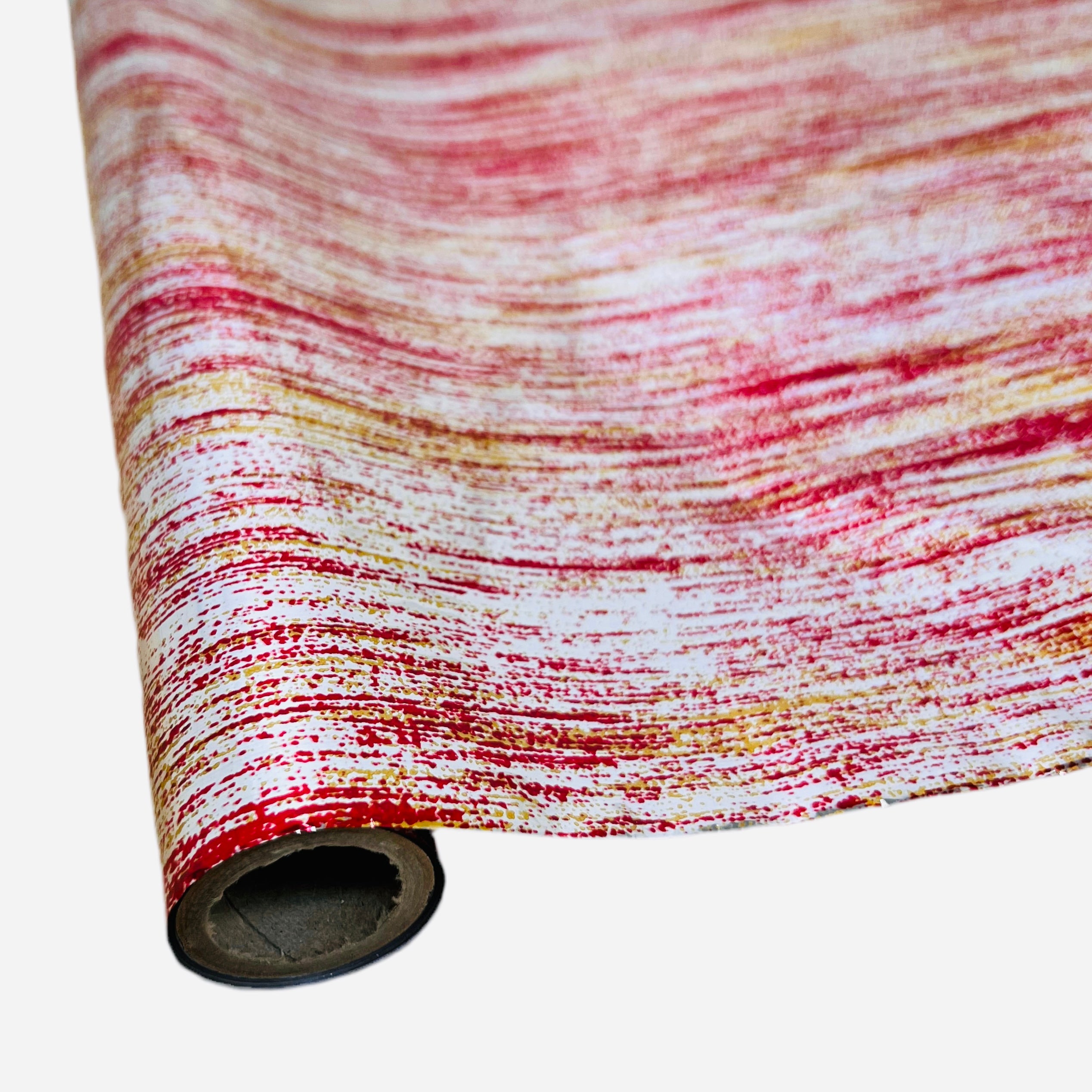 Foil - Red Striations - 12" x 25 feet