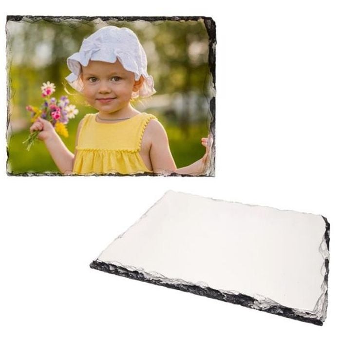 Sublimation Photo Slate Rock Plaque