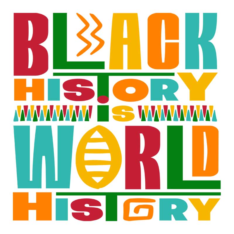 Black History Is World History SVG