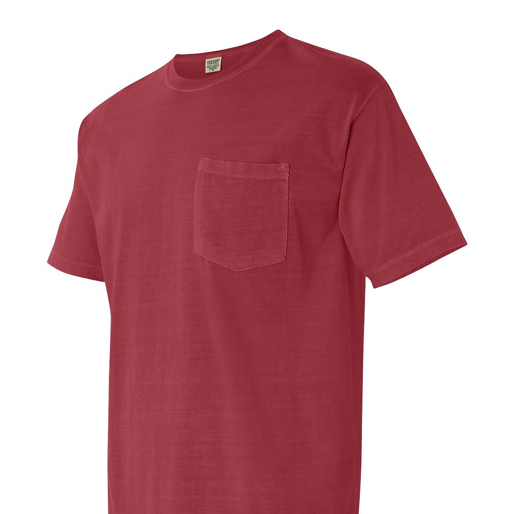 Comfort Color Unisex Pigment Dyed Short Sleeve Pocket T-Shirt