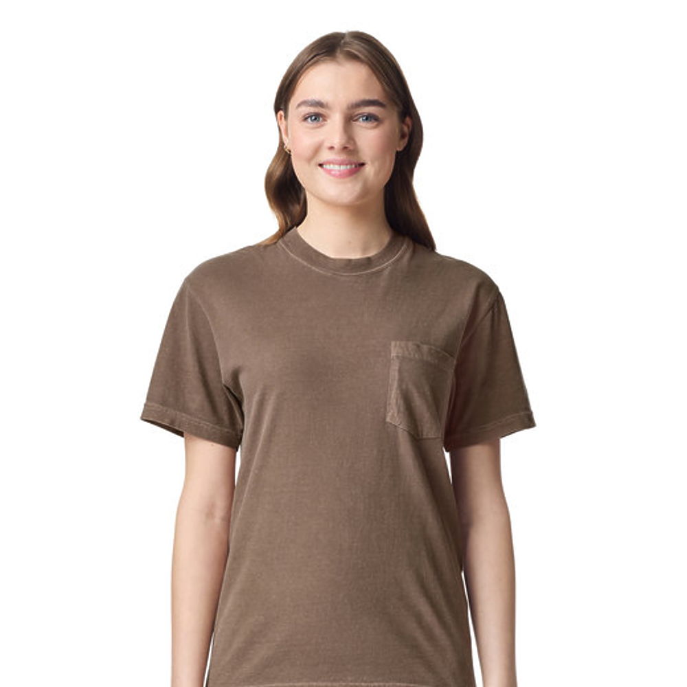 Comfort Color Unisex Pigment Dyed Short Sleeve Pocket T-Shirt
