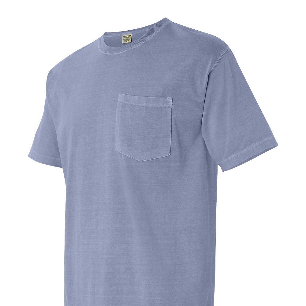 Comfort Color Unisex Pigment Dyed Short Sleeve Pocket T-Shirt
