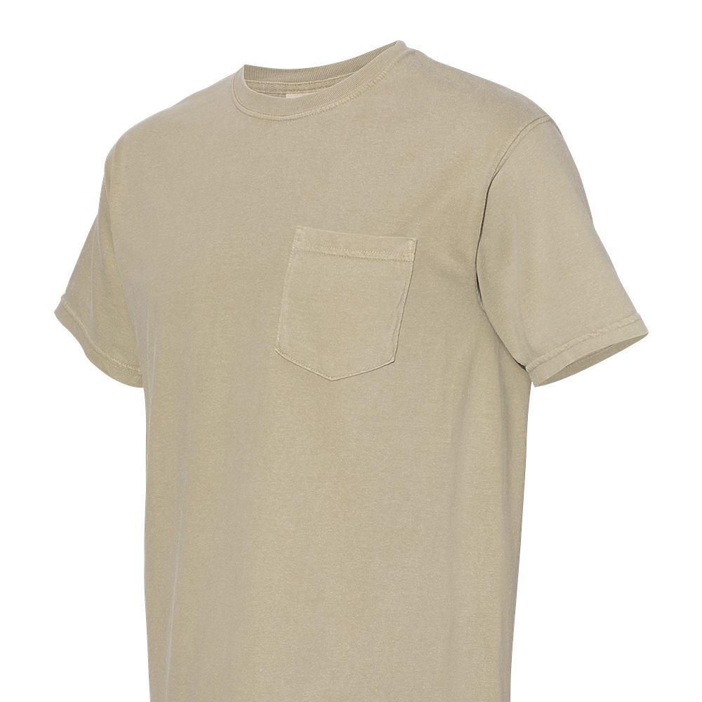 Comfort Color Unisex Pigment Dyed Short Sleeve Pocket T-Shirt