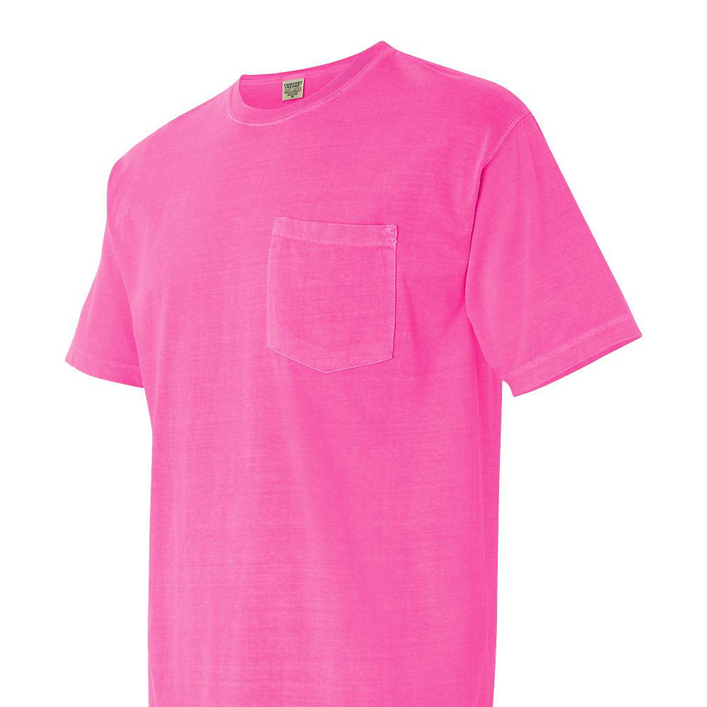 Comfort Color Unisex Pigment Dyed Short Sleeve Pocket T-Shirt