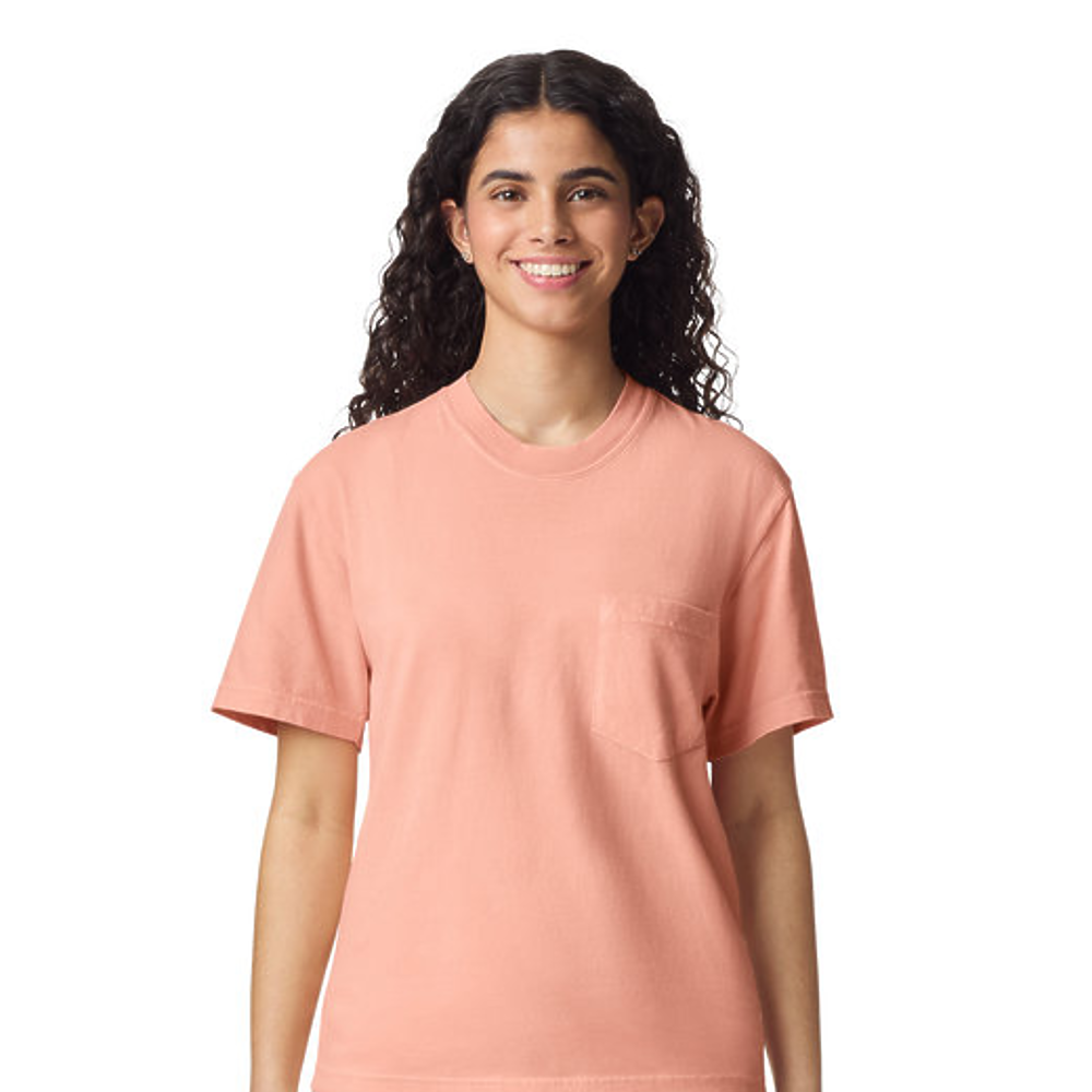 Comfort Color Unisex Pigment Dyed Short Sleeve Pocket T-Shirt