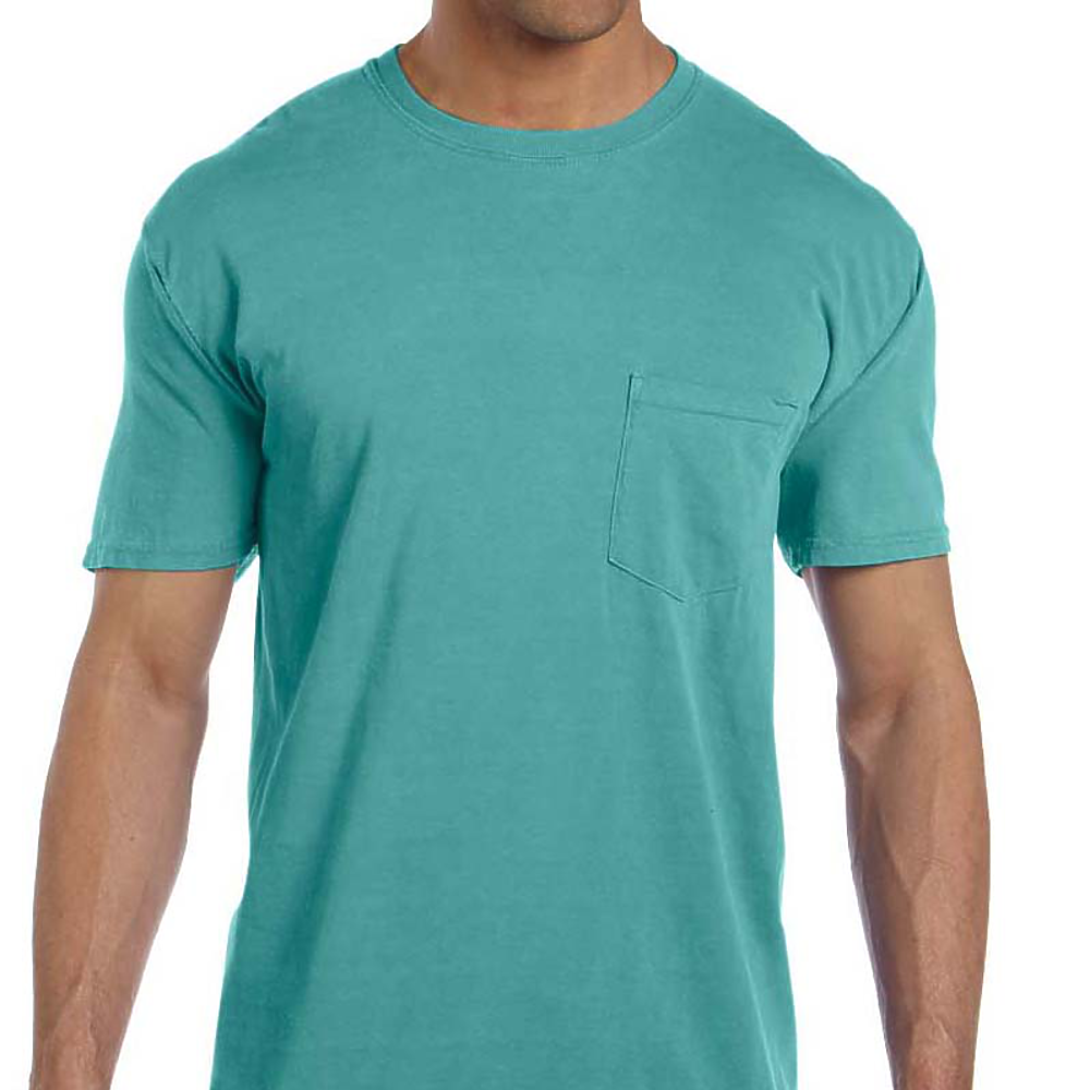 Comfort Color Unisex Pigment Dyed Short Sleeve Pocket T-Shirt