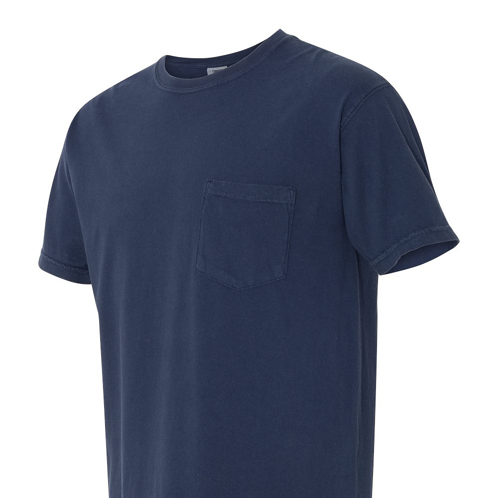 Comfort Color Unisex Pigment Dyed Short Sleeve Pocket T-Shirt