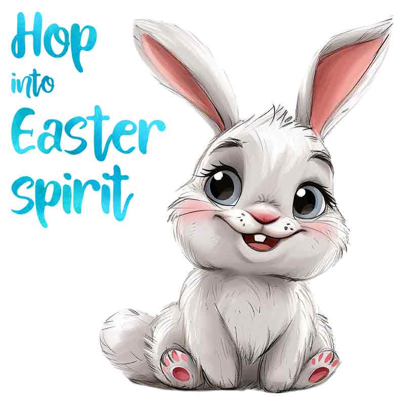 Hop Into Easter Spirit #1 (DTF Transfer)