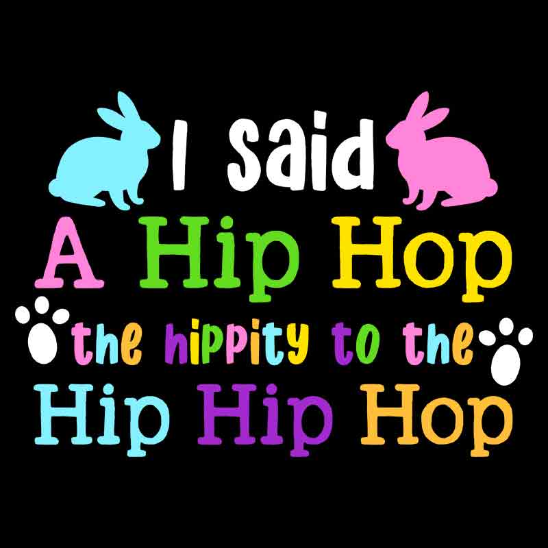 I Said A Hip Hop The Hippity To The Hip Hip Hop (DTF Transfer)