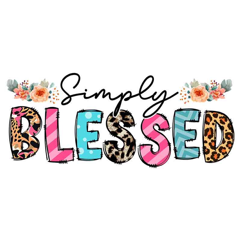 Simply Blessed (DTF Transfer)