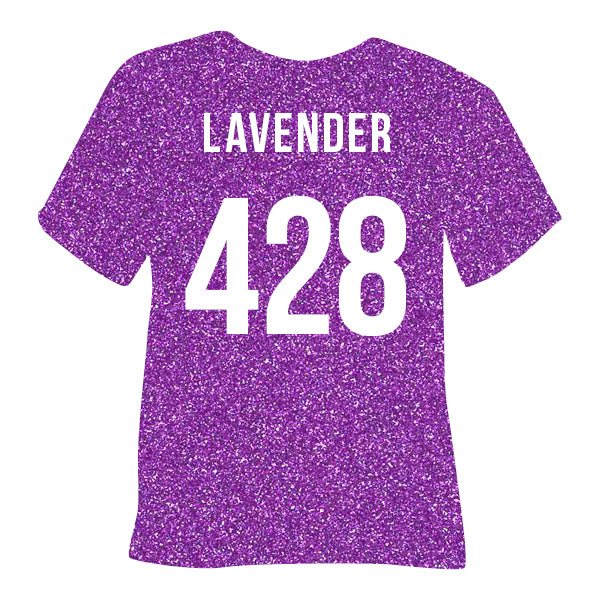 428 Lavender POLI-FLEX® PEARL GLITTER Heat Transfer Vinyl color swatch