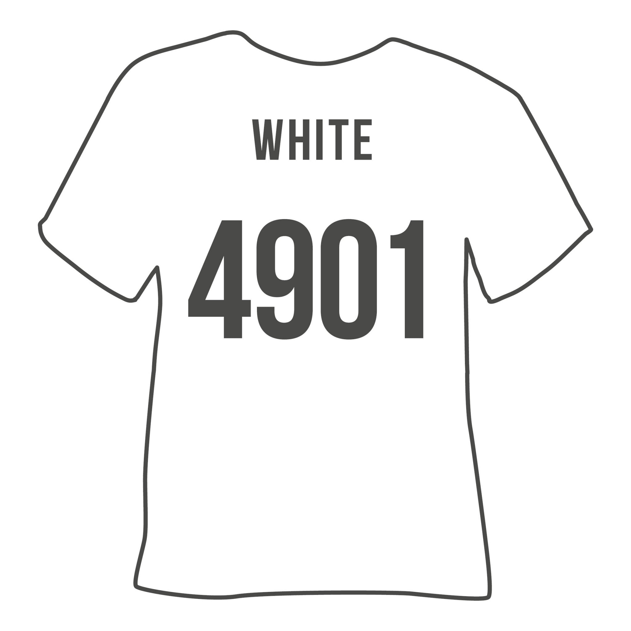 4901 White Poli-Flex Turbo Heat Transfer Vinyl (HTV)