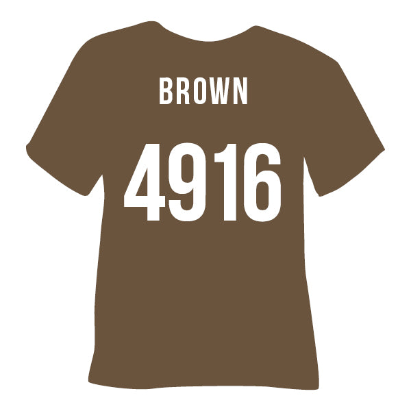 4916 Brown Poli-Flex Turbo Heat Transfer Vinyl (HTV)