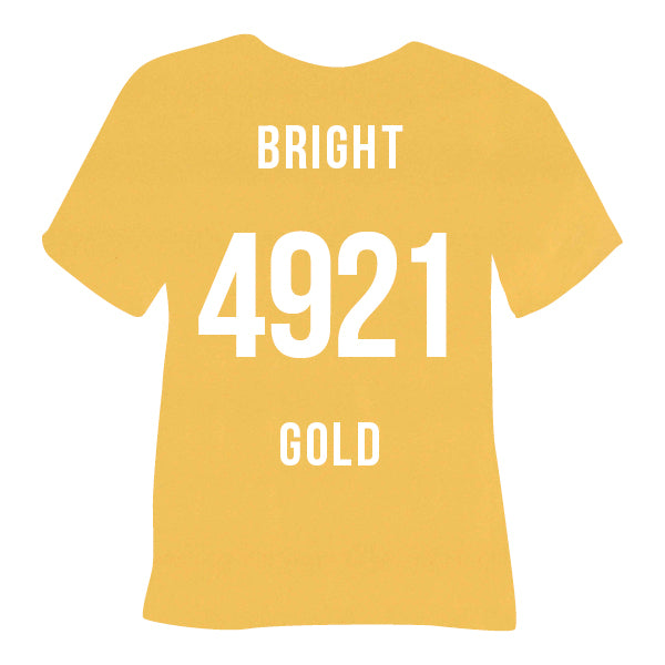 4921 Bright Gold Poli-Flex Turbo Heat Transfer Vinyl (HTV)