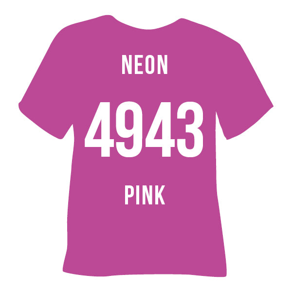 4943 Neon Pink Poli-Flex Turbo Heat Transfer Vinyl (HTV)
