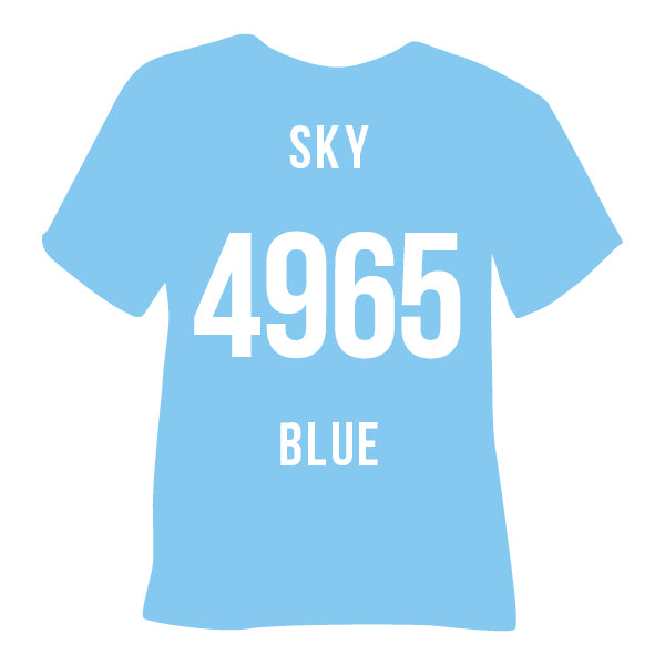 4965 Sky Blue Poli-Flex Turbo Heat Transfer Vinyl (HTV)