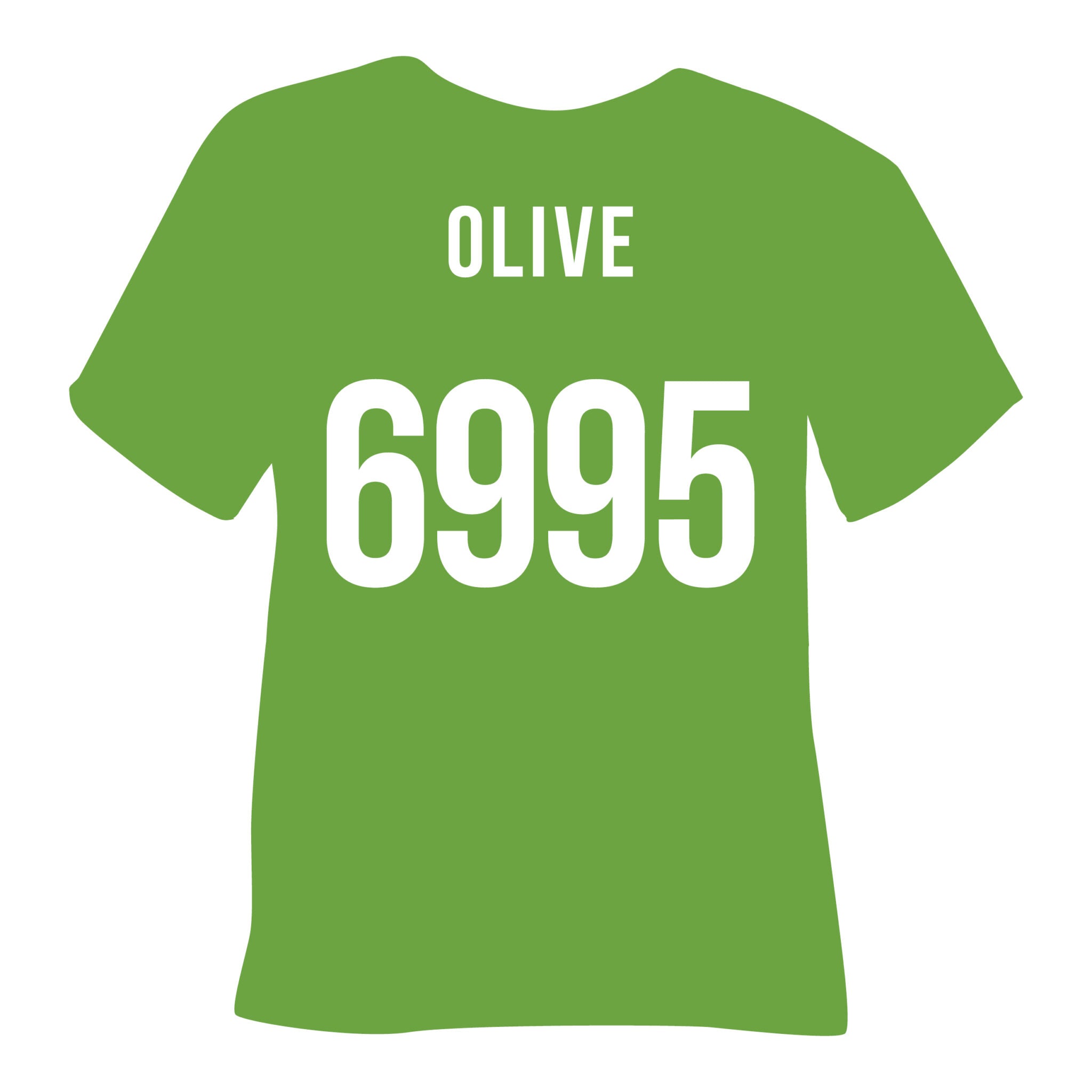 6995 Olive Poli-Flex Turbo Heat Transfer Vinyl (HTV)