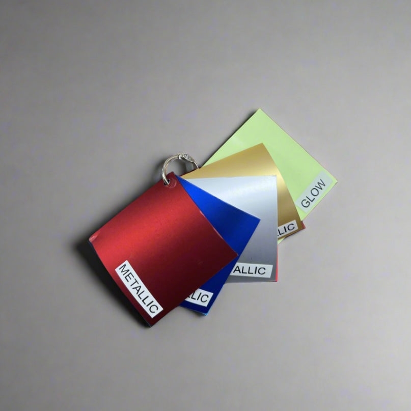 Metallic + GLOW PARART 3D PUFF Farbmusterring