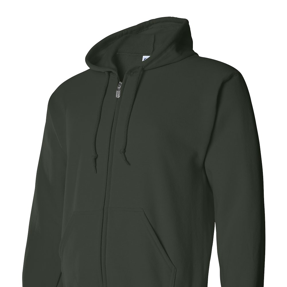 Gildan Adult Unisex 50/50 Full Zip Hoodie