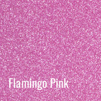 Flamingo Pink Siser Glitter Heat Transfer Vinyl (HTV) (Bulk Rolls)
