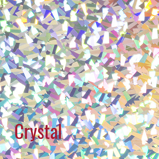 Crystal Siser Holographic Heat Transfer Vinyl (HTV) (Bulk Rolls)