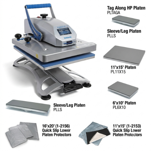 Hotronix Fusion IQ Heat Press 16"x20" Bundle - 110V