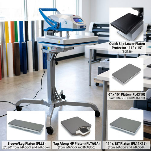 Hotronix Pedestal Air Fusion IQ Heat Press 16"x20" Bundle - 110V