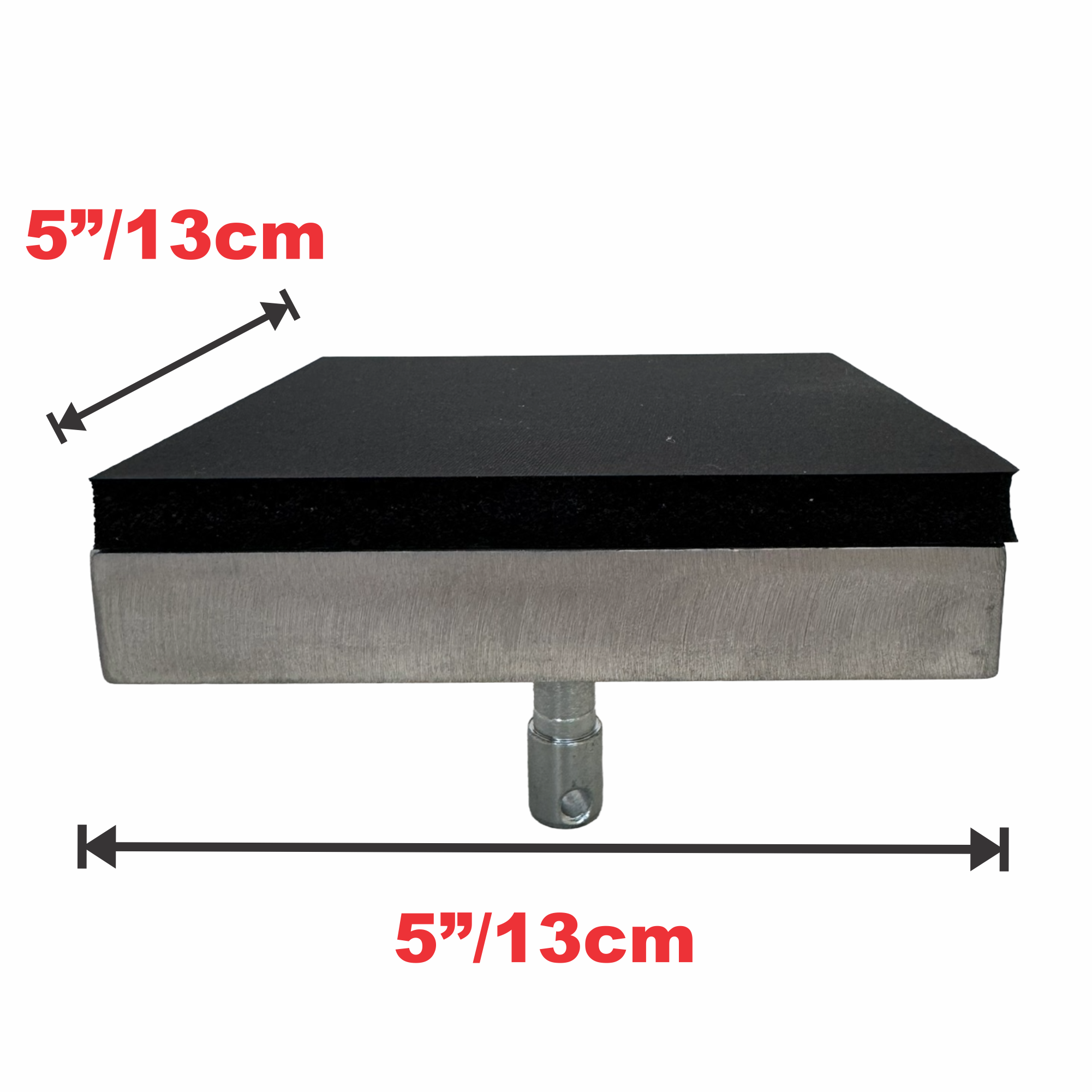 Etikettenplatte 13 cm x 13 cm (5" x 5")