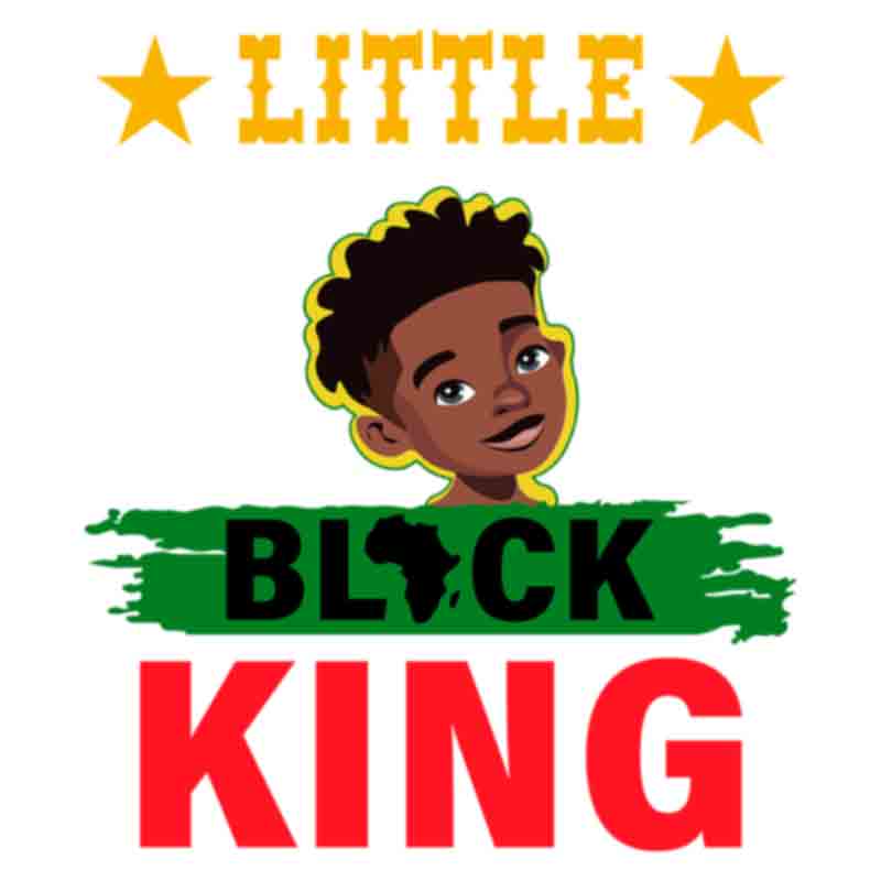 Little Black King (DTF Transfer)