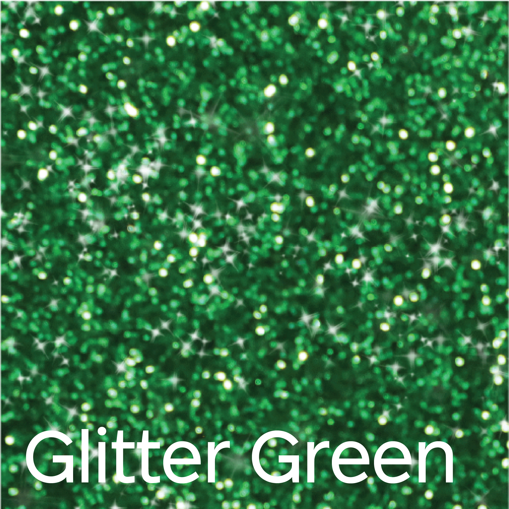 Green Glitter PARART 3D Puff Heat Transfer Vinyl (HTV)