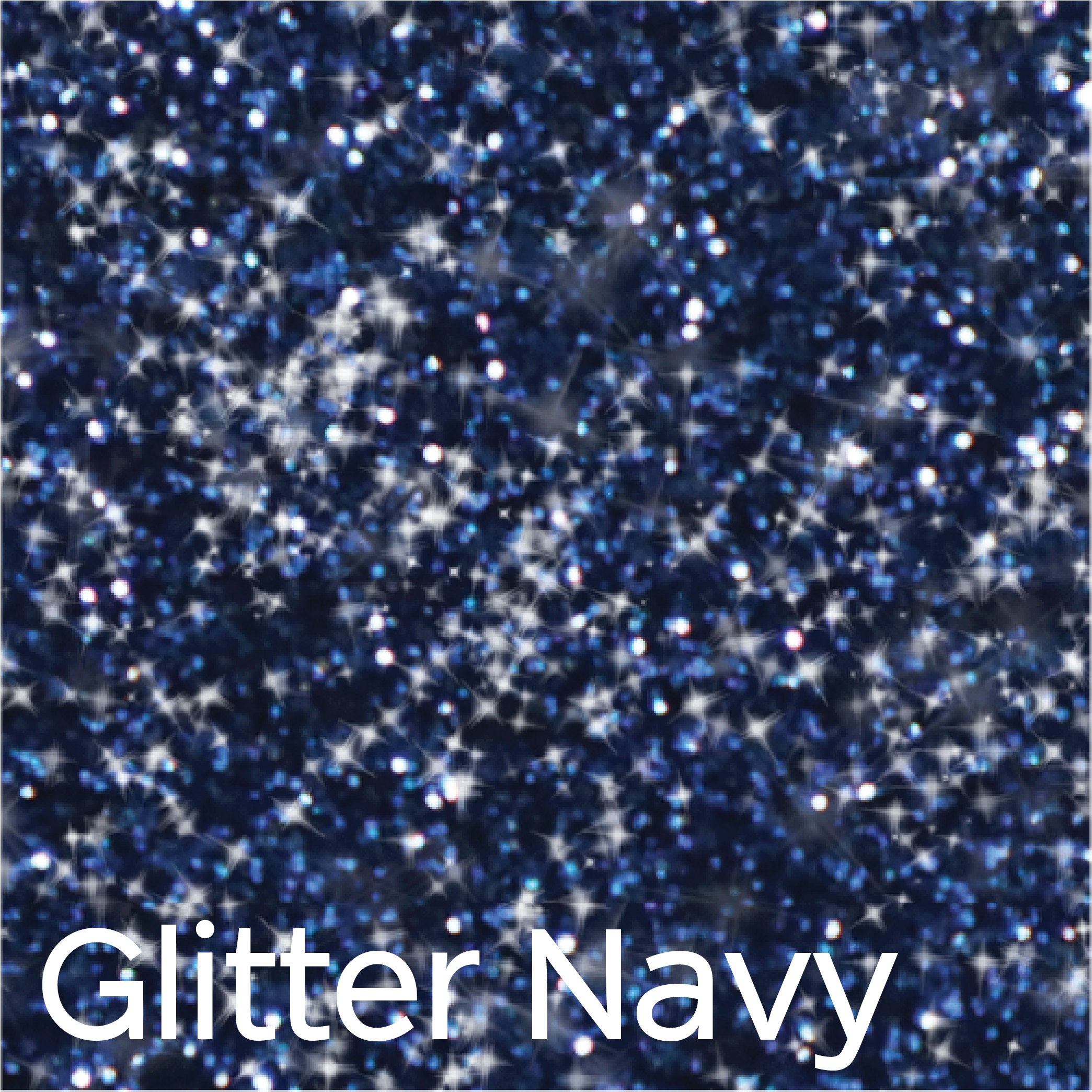 Navy Glitter PARART 3D Puff Heat Transfer Vinyl (HTV)