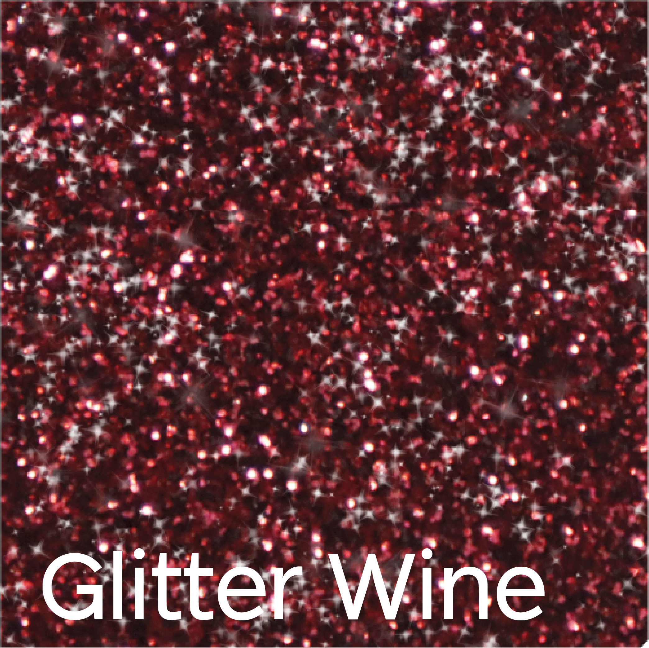 Wine Glitter PARART 3D Puff Heat Transfer Vinyl (HTV)